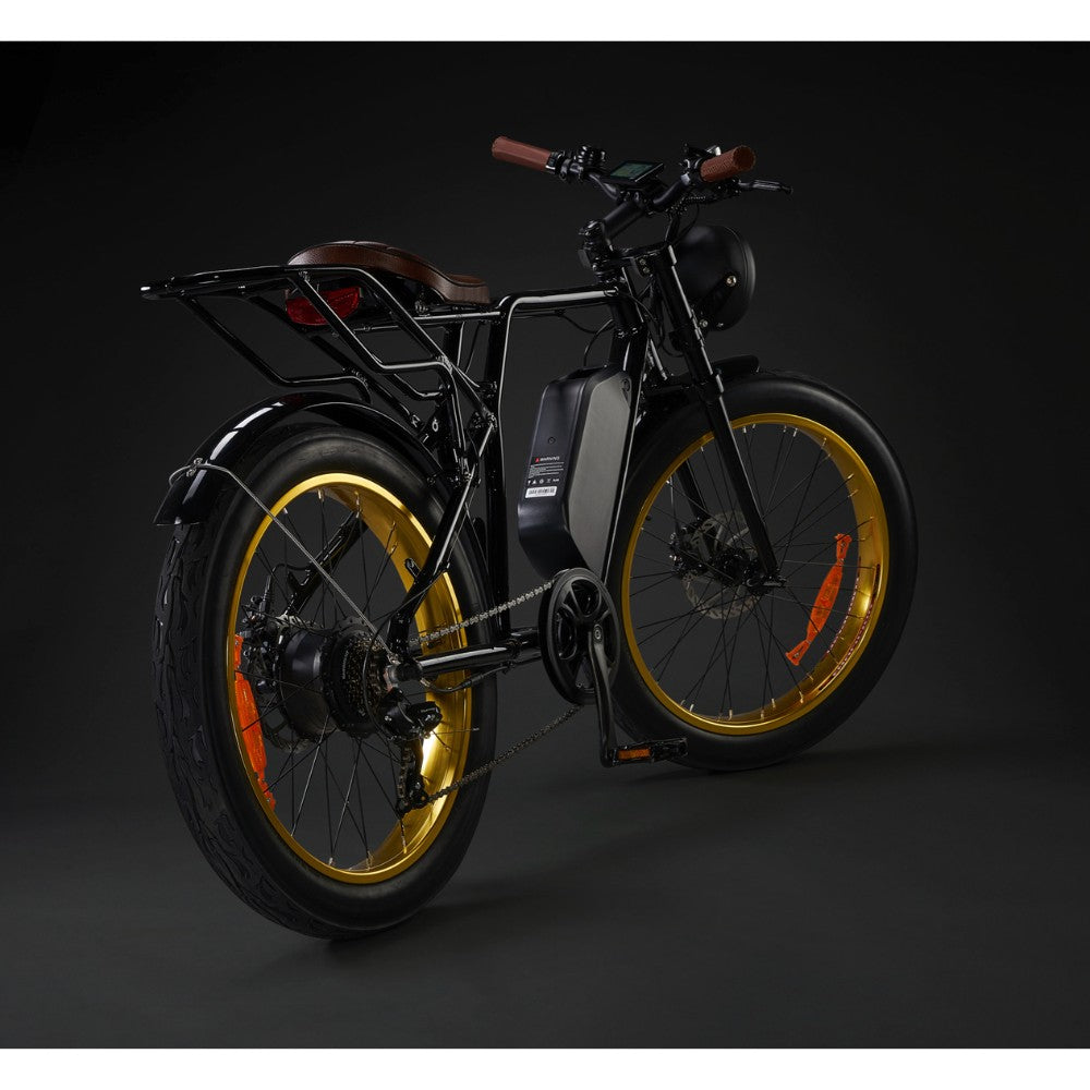 Rocket GTS Cruiser Fat Tyre Electric Bike - Pedal & Ride
