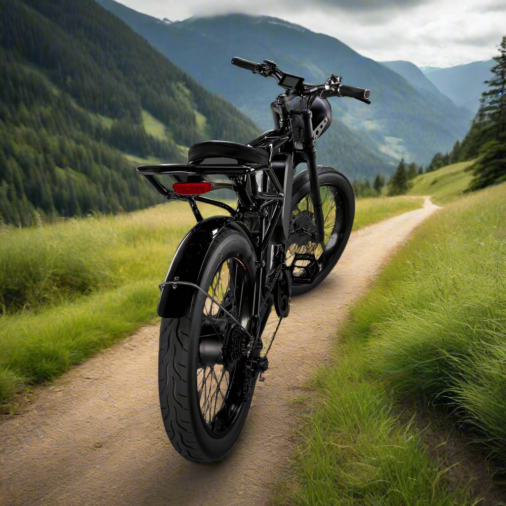 Rocket GTS Cruiser Fat Tyre Electric Bike - Pedal & Ride
