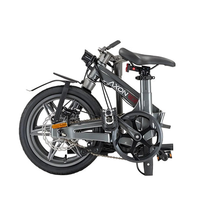 Axon Rides Pro Step-through Folding Electric Bike Folded - PEDAL & RIDE