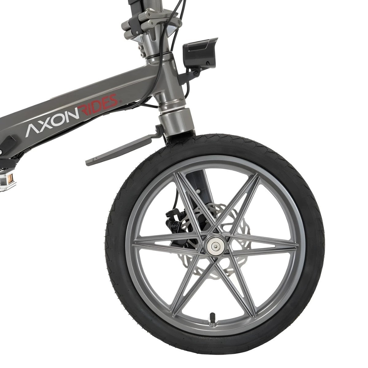 Axon Rides Pro Step-through Folding Electric Bike Front Wheel - PEDAL & RIDE