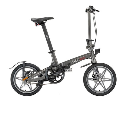 Axon Rides Pro Step-through Folding Electric Bike Grey - PEDAL & RIDE