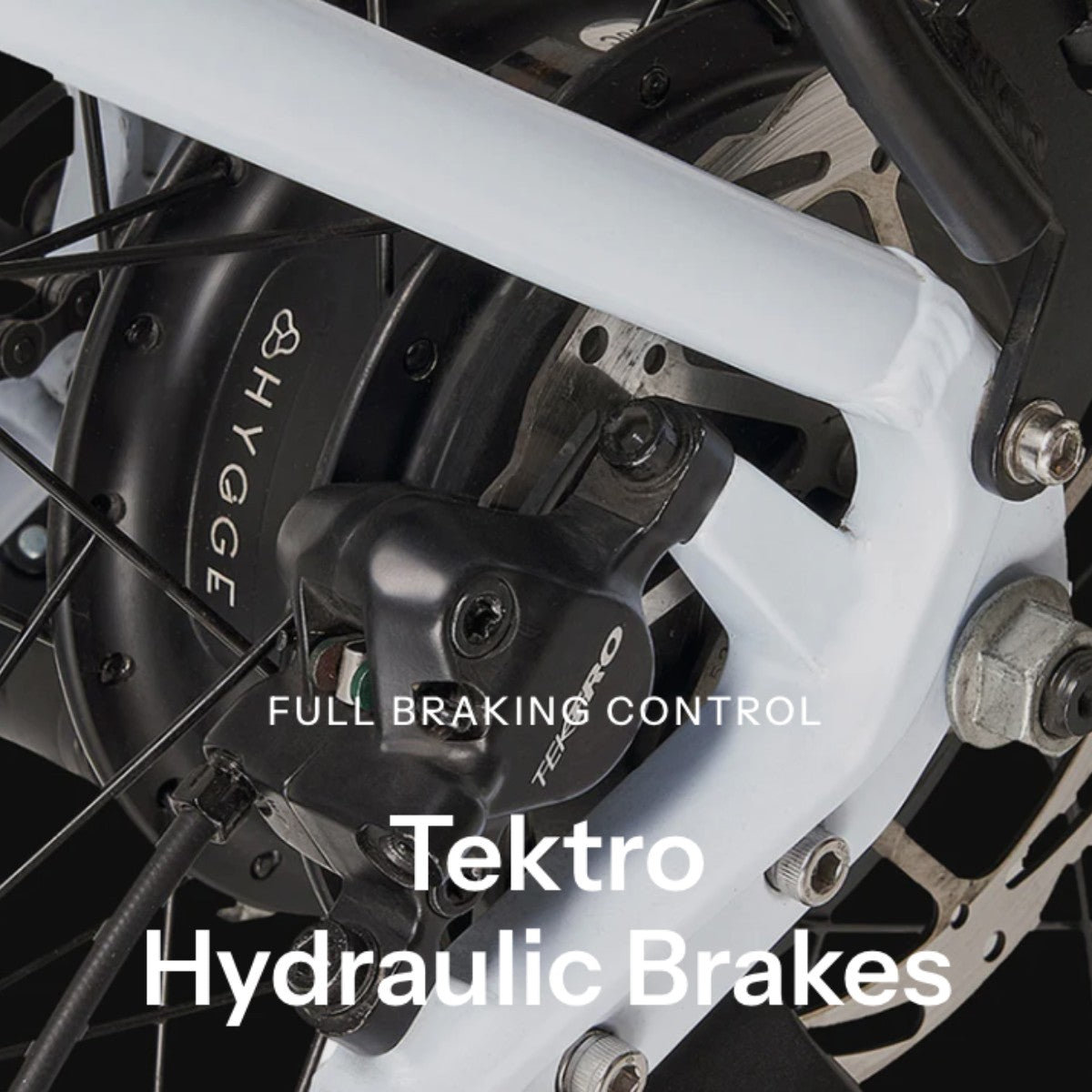 Hygge Losso Hybrid Electric Bike Tektro Brakes - PEDAL & RIDE