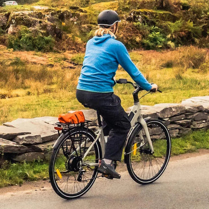 Hygge Nivo Hybrid Step-Through Electric Bike Countryside Ride - PEDAL & RIDE