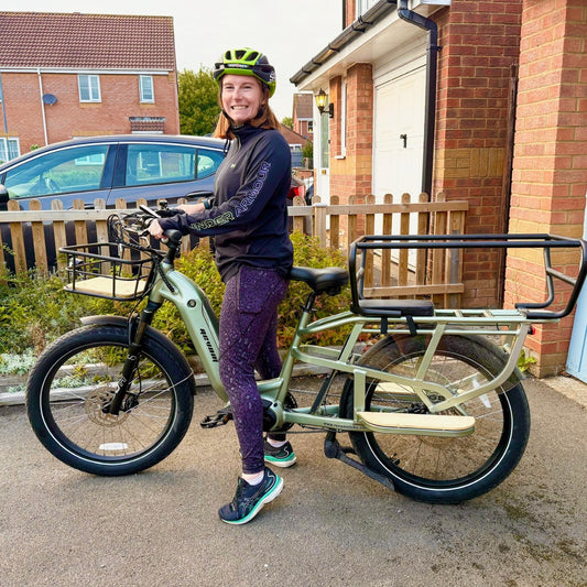 Revom C2 Cargo Electric Bike Green - PEDAL & RIDE