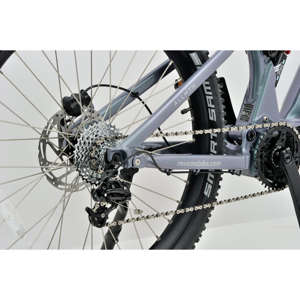 Revom M1 Full Suspension MTB Electric Bike Gears - PEDAL & RIDE
