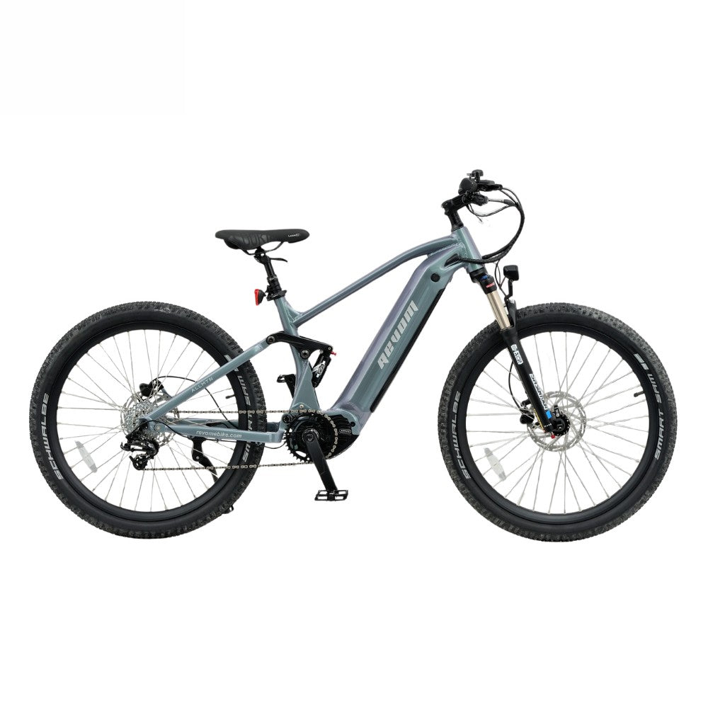 Revom M1 Full Suspension MTB Electric Bike - PEDAL & RIDE