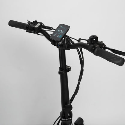 Revom Magi Pro Folding Electric Bike Handlebar Side - PEDAL & RIDE