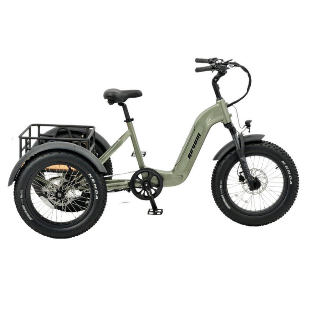 Revom T2 Mover Cargo Tricycle Electric Bike - Pedal & Ride