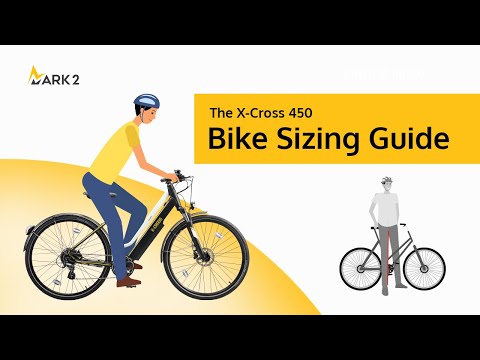 Mark2 X-Cross 450 Electric Bike Hybrid Step-through sizing guide